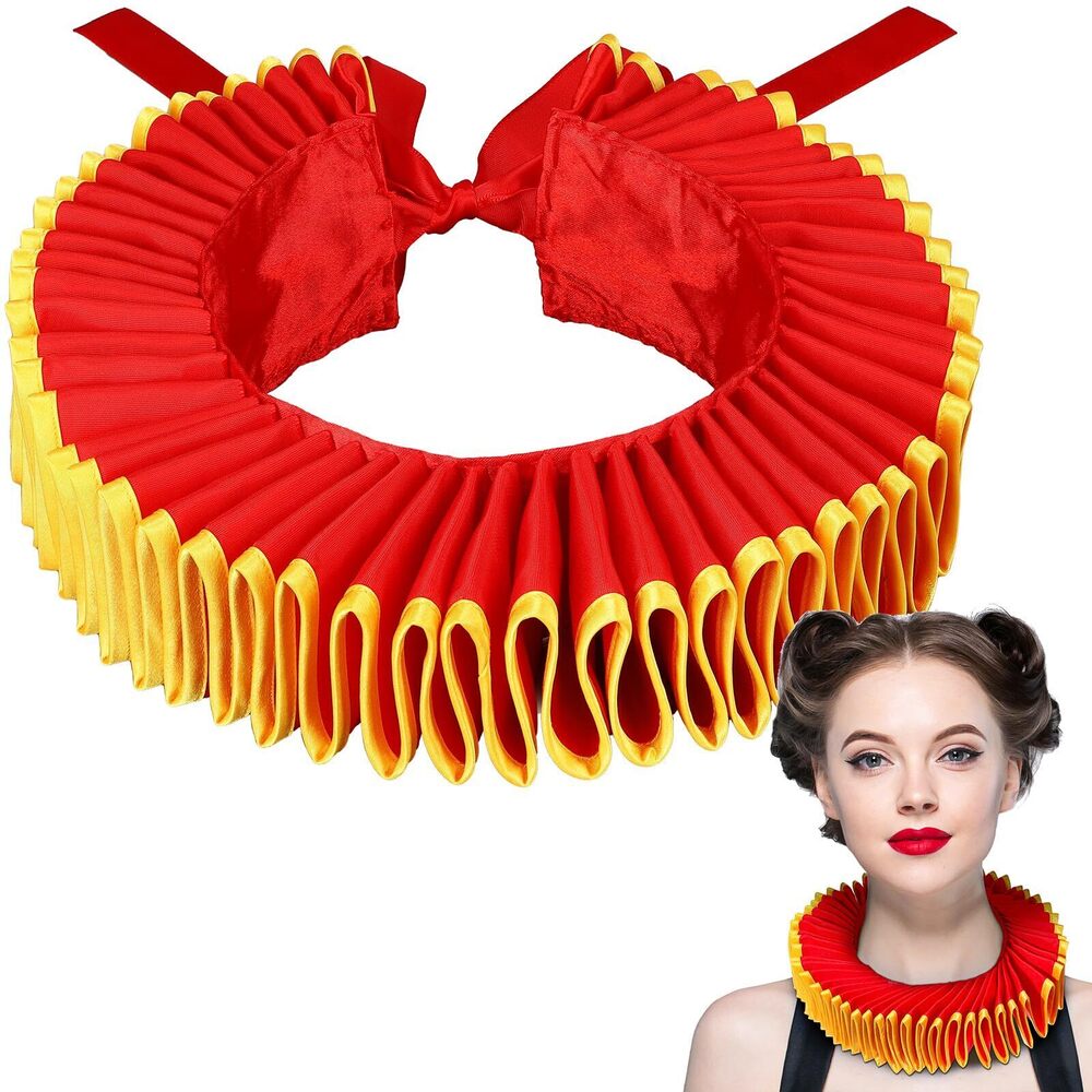 6524 Halloween Clown Collar Clown Accessoriess Renaissance